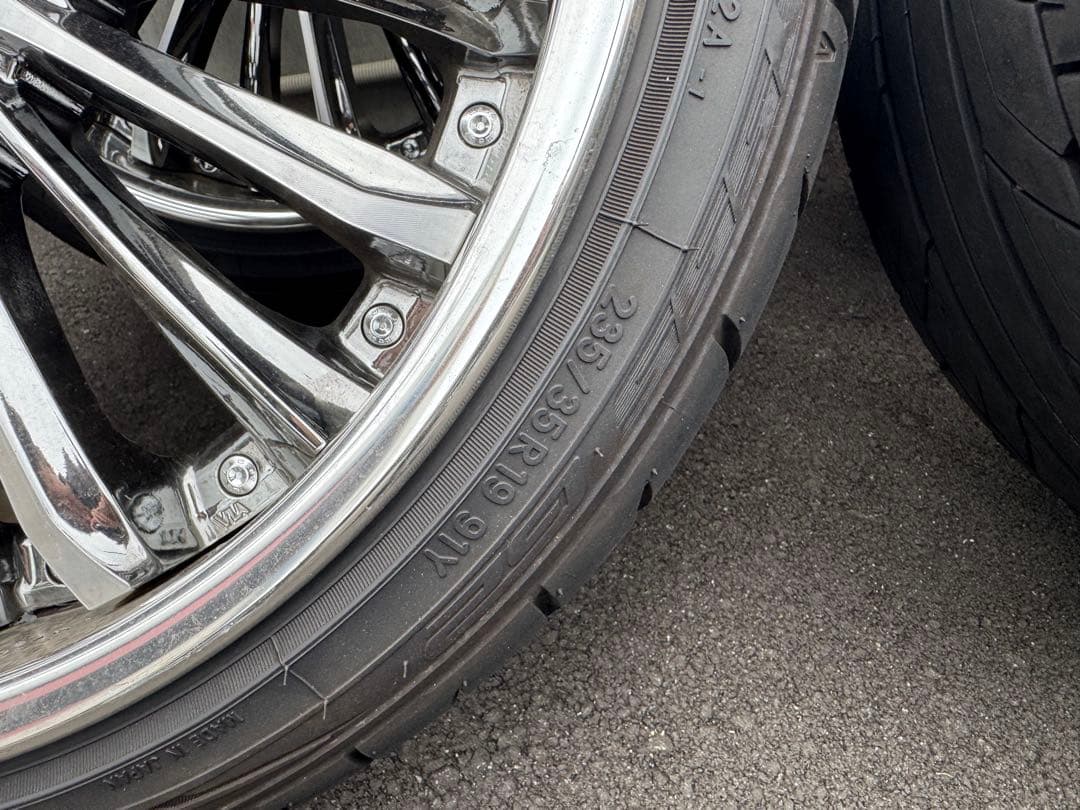 クレンツェヴィルハーム19インチクローム仕上げ 4本ホイールセット