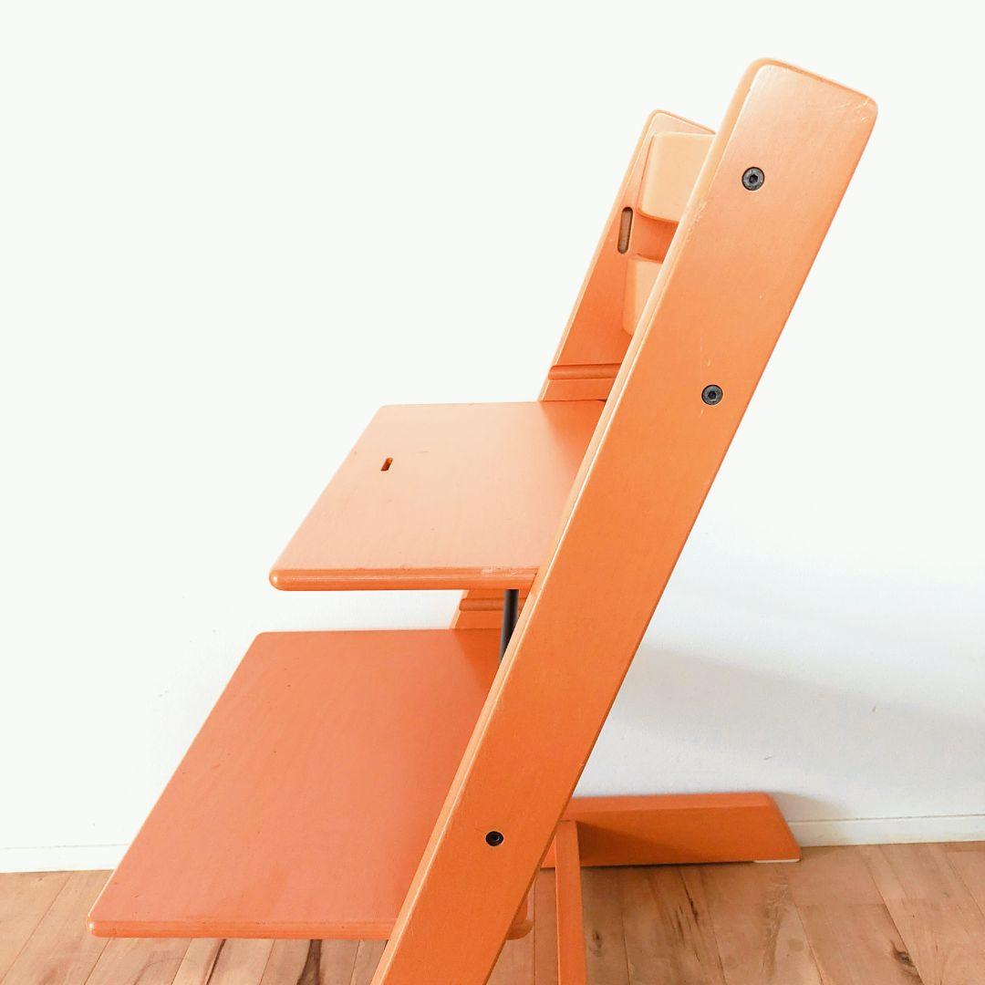 【希少】美品　現行モデル　STOKKE　トリップトラップ　シリアル4　テラコッタ