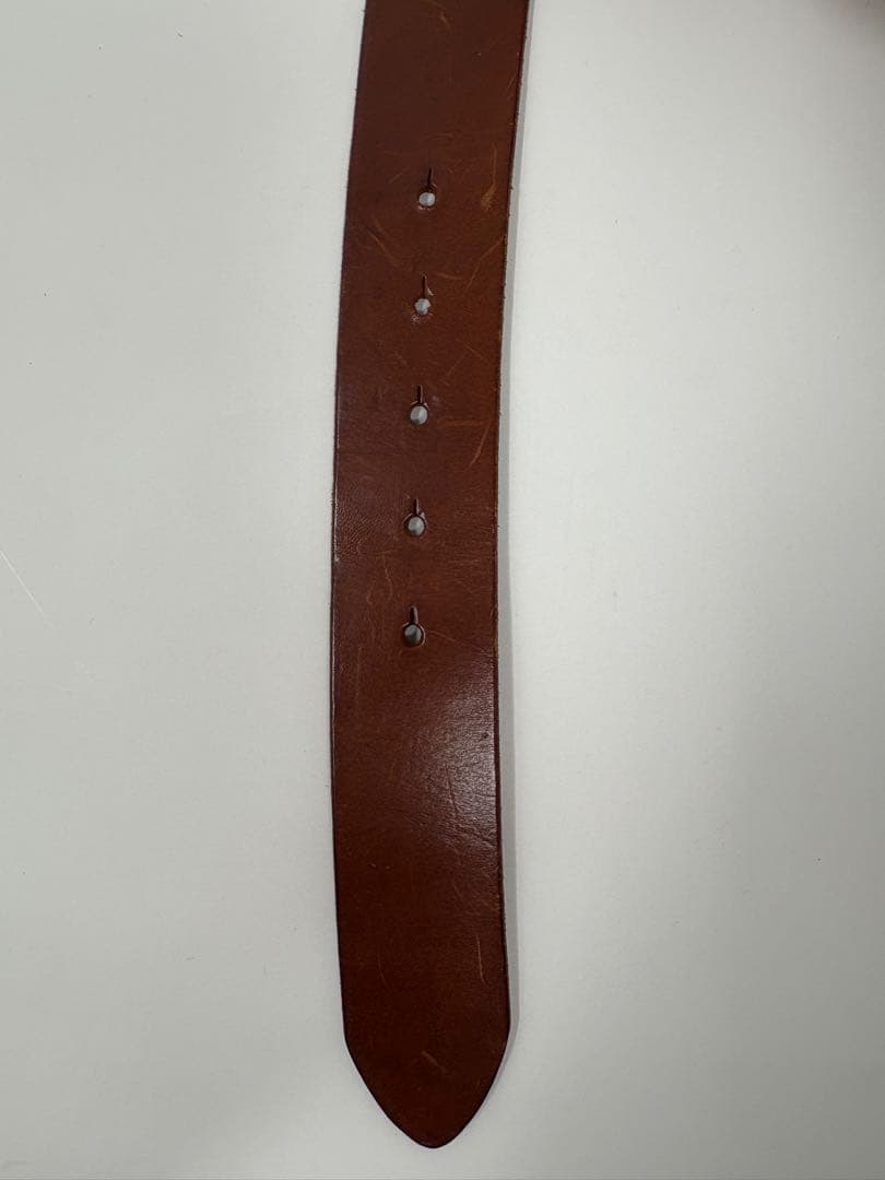 【希少】ポロラルフローレン ベルト 95cm 競技バックル ブラウン系