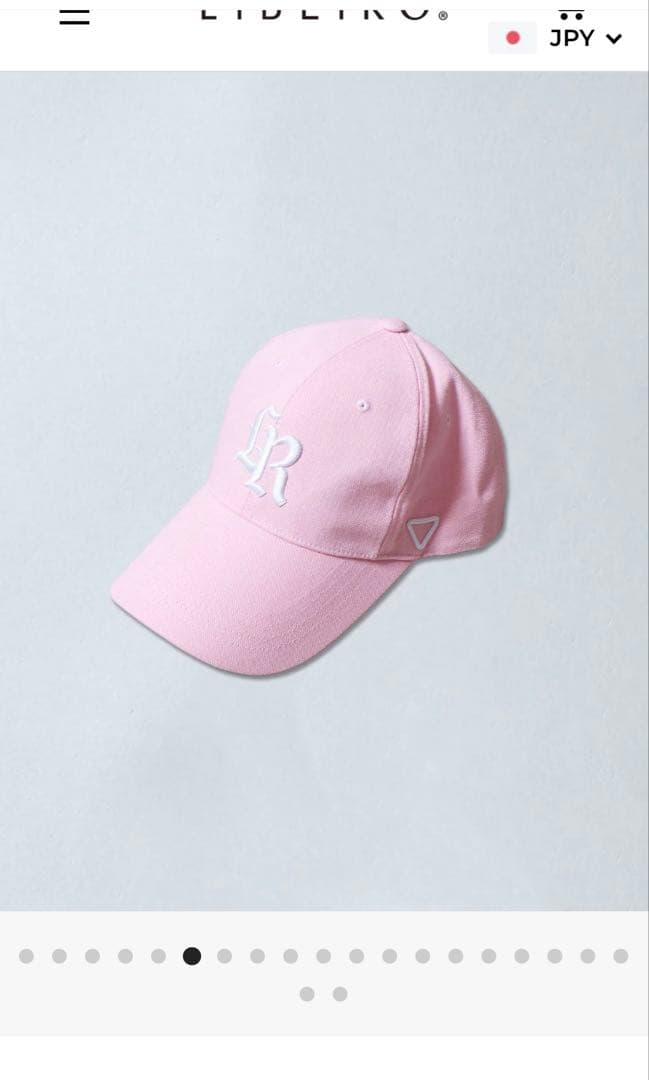 新品 libeiro リベイロ ピンク キャップ