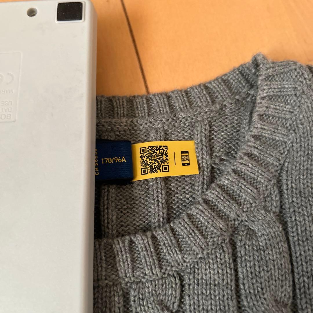 ラルフローレンケーブルニット