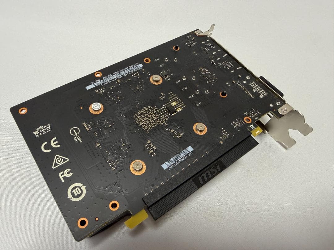 中古 MSI GeForce GTX 1650 AERO ITX 4G OCV1