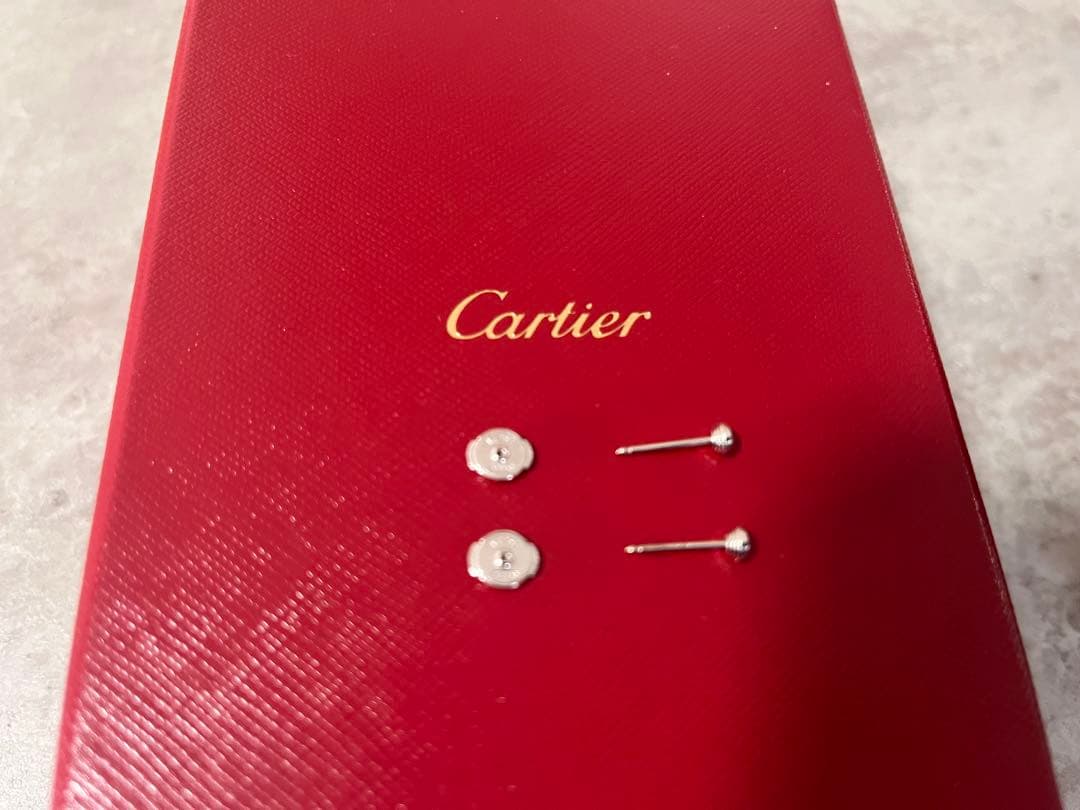 Cartier ダムールイヤリング　XSホワイトゴールド