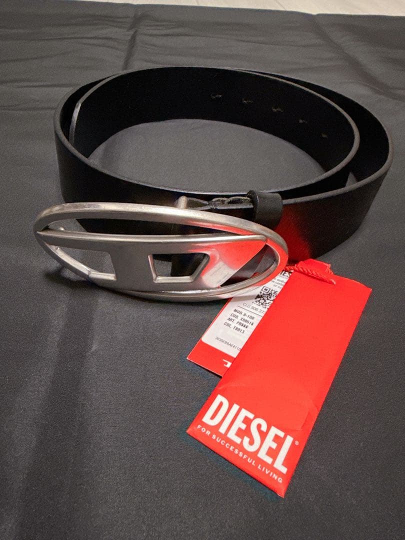 美品　B-1dr DIESEL オーバルDロゴ　ベルト　サイズ85