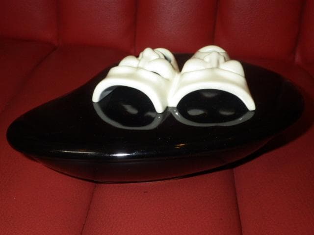 50'S★ツーフェイス★シガレットカバーディッシュ★タバコ入れ★置物★小物入れ