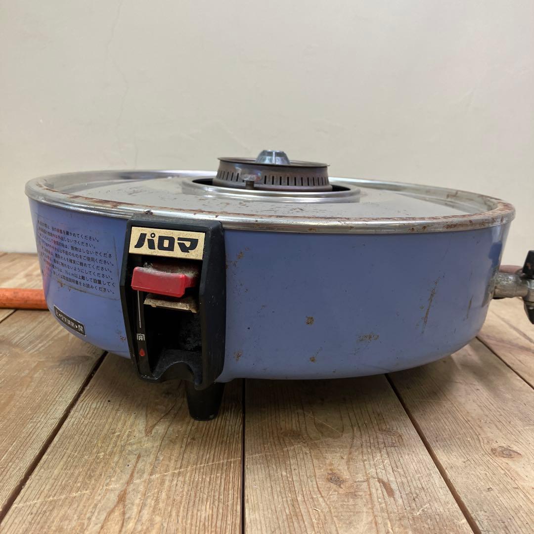 B壁 昭和レトロ パロマ PR-4号A LPガス用 2.2升炊き ガス炊飯器