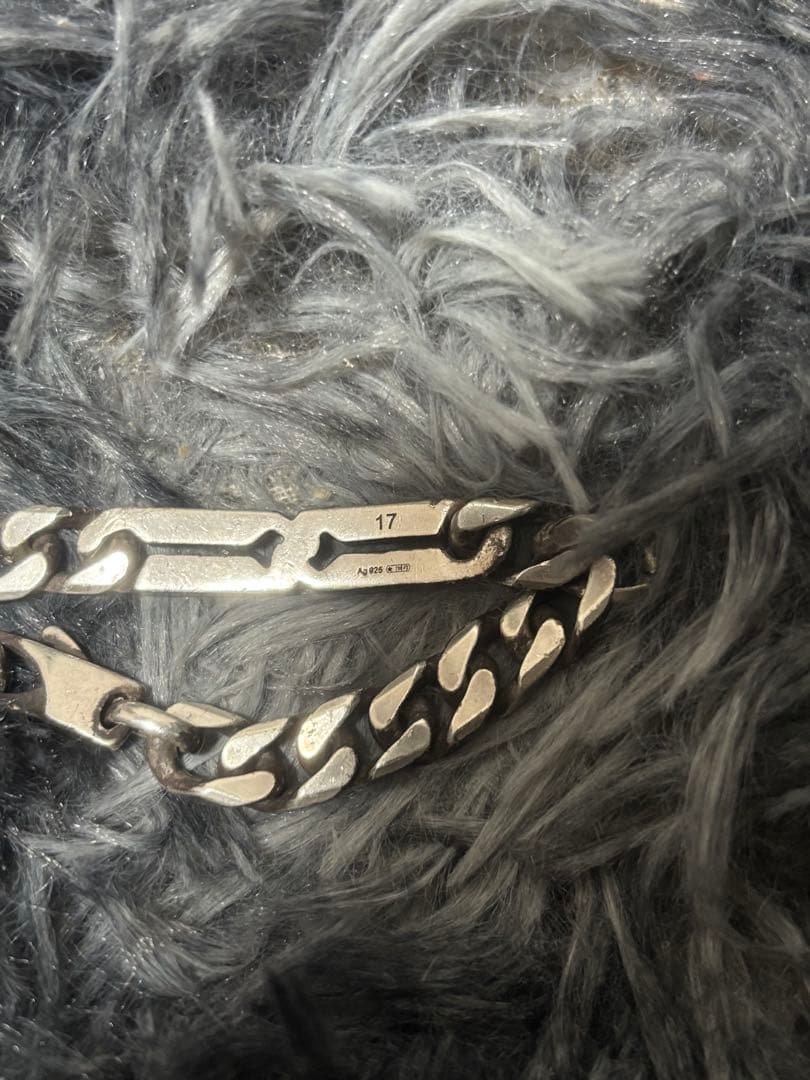 GUCCI SV925 インフィニティ ノット ブレスレット SIZE17