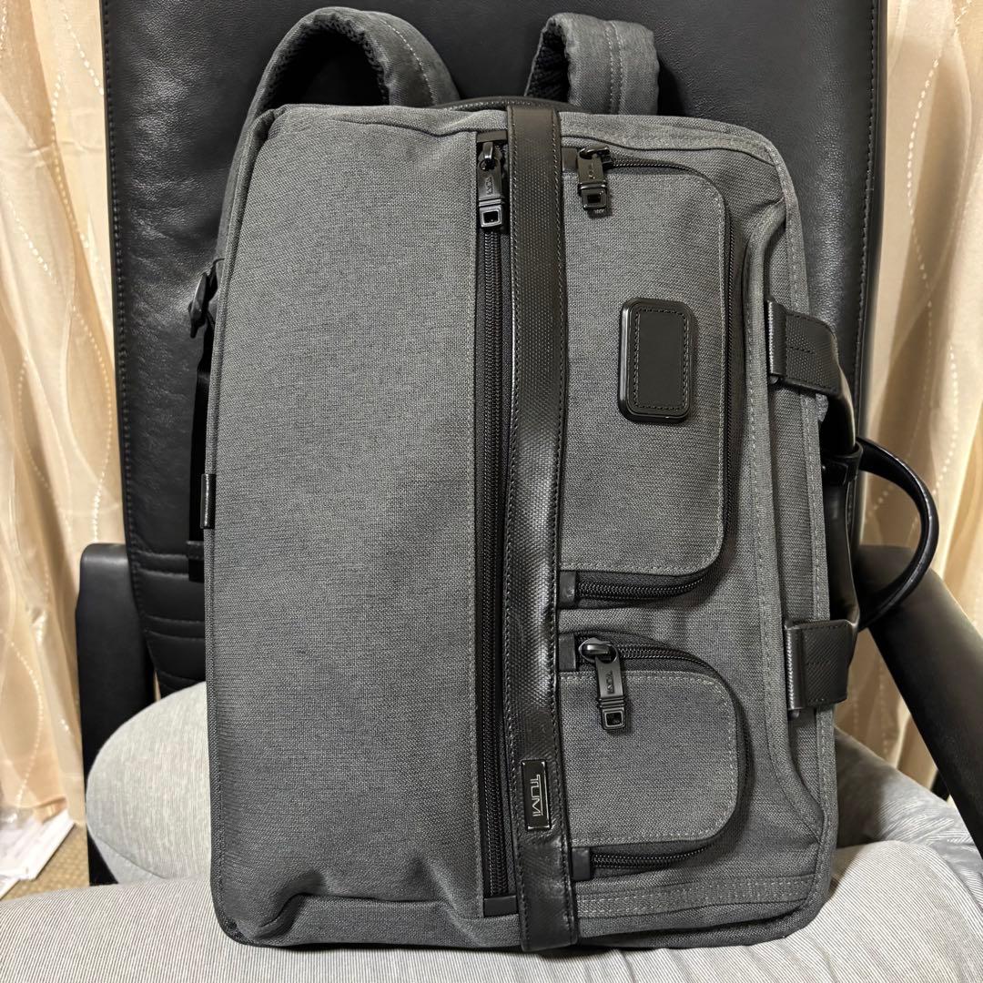 TUMI トゥミ 3way 26180AT2E ビジネスリュック グレー