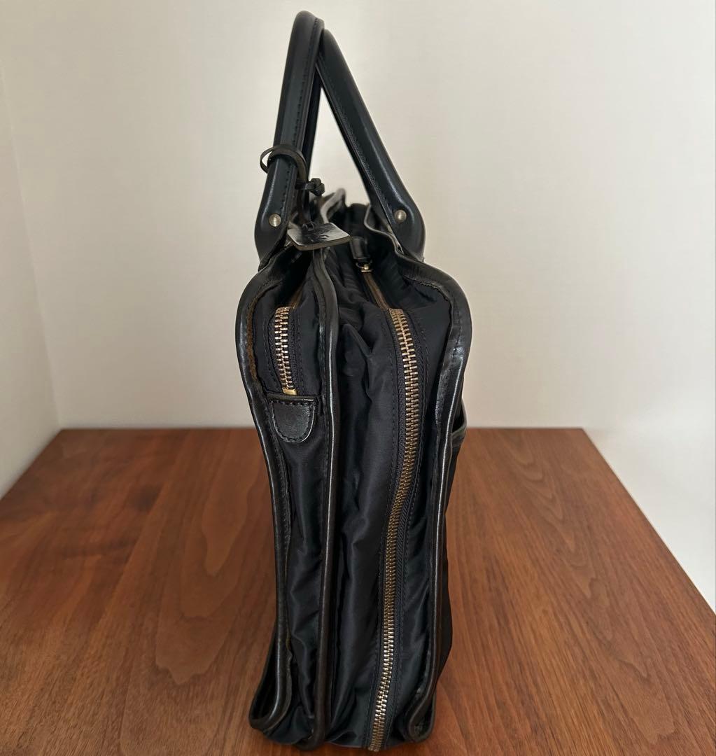 【美品】 Felisi フェリージ　ナイロン×レザー　バッグ1993 黒