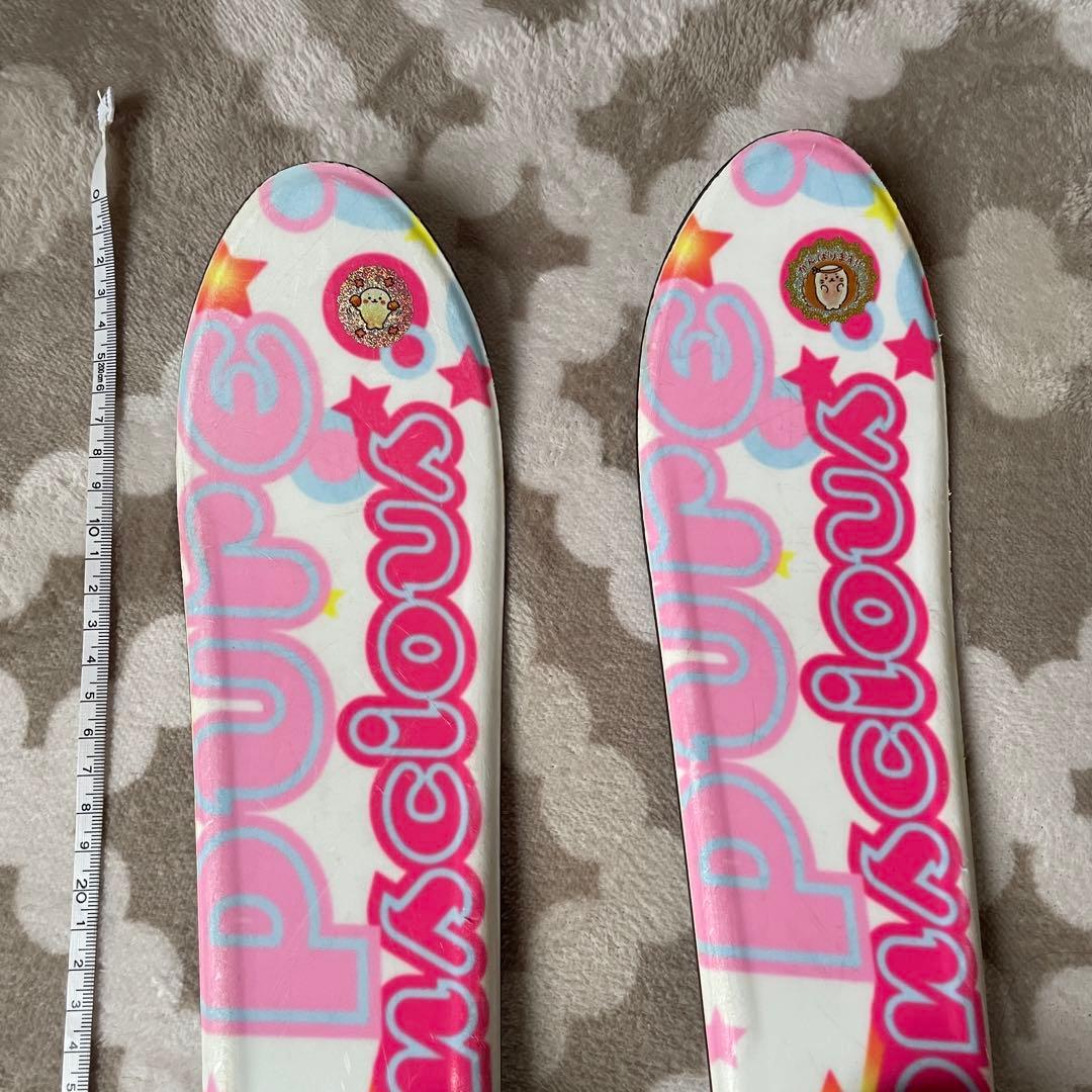 12345→セール中　スキー板 ホワイト/ピンク 約80cm