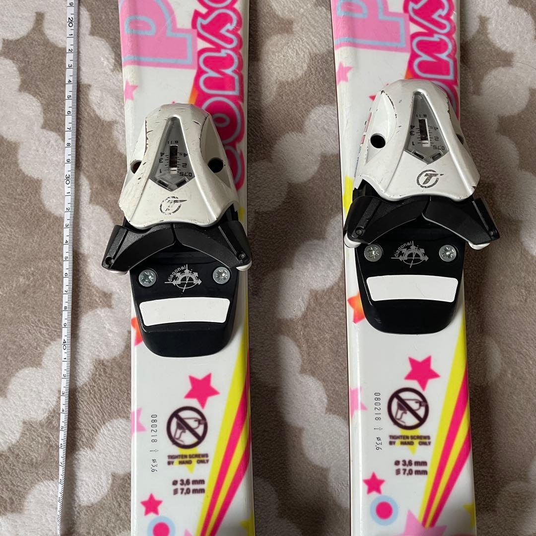 12345→セール中　スキー板 ホワイト/ピンク 約80cm