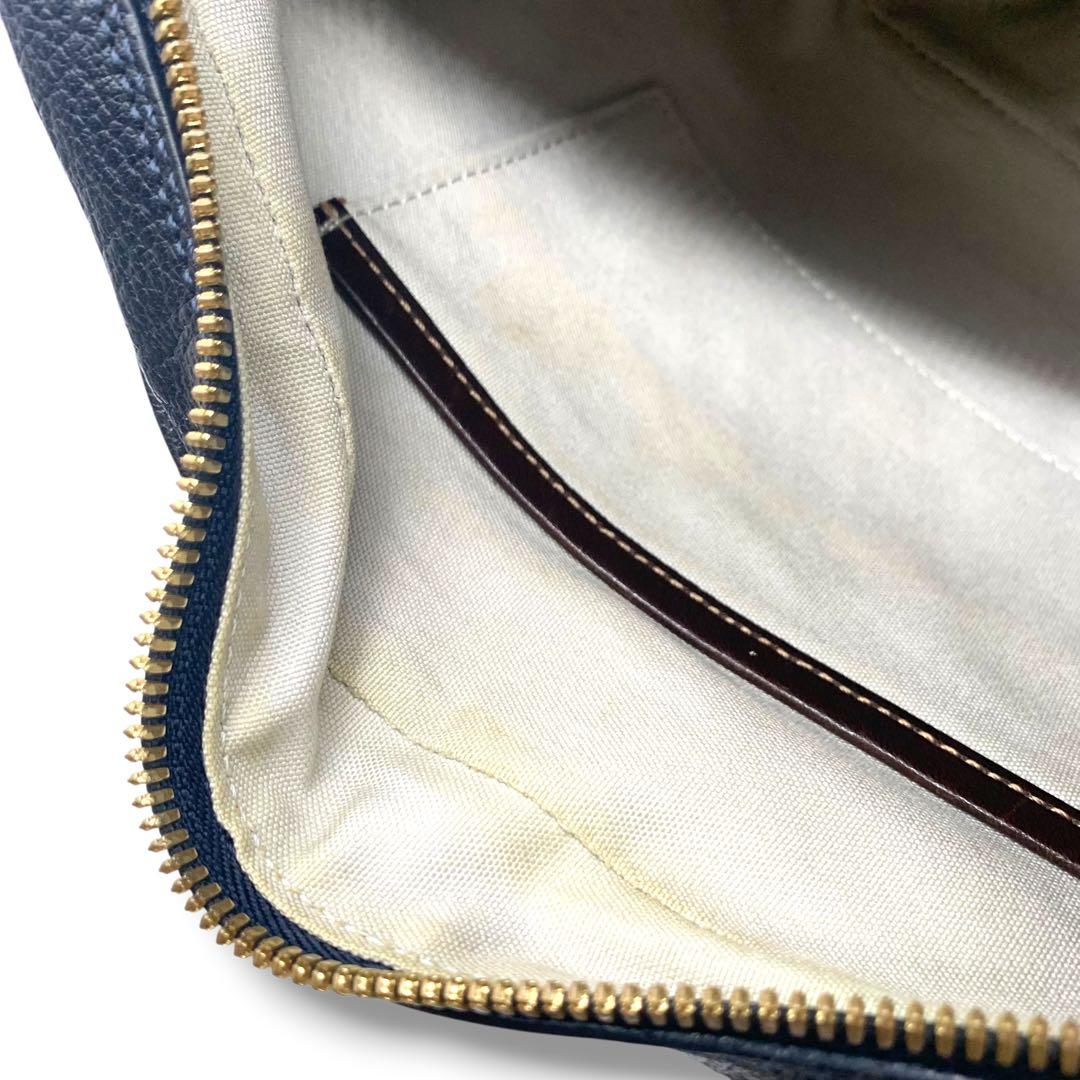 土屋鞄　アルマス　バッファローボディバッグ　アーバンネイビー