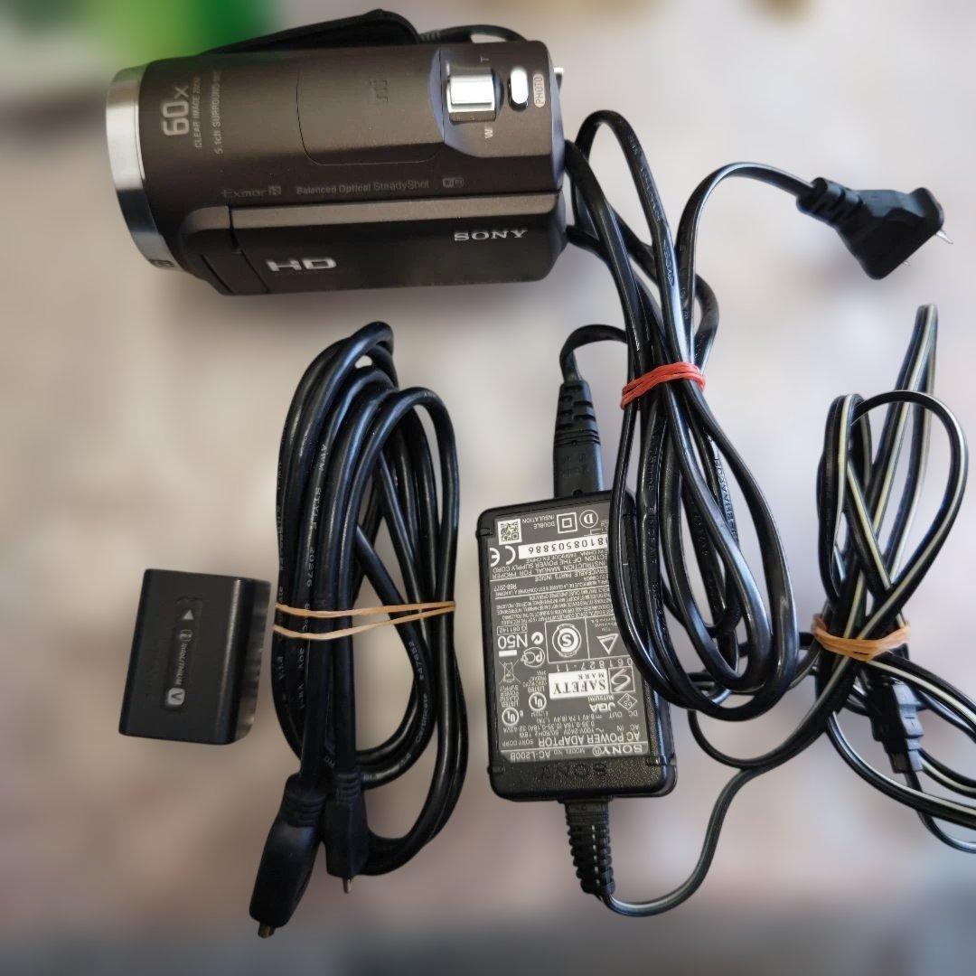 SONY HDR-CX680 HDハンディカム ACアダプタ HDMIケーブル
