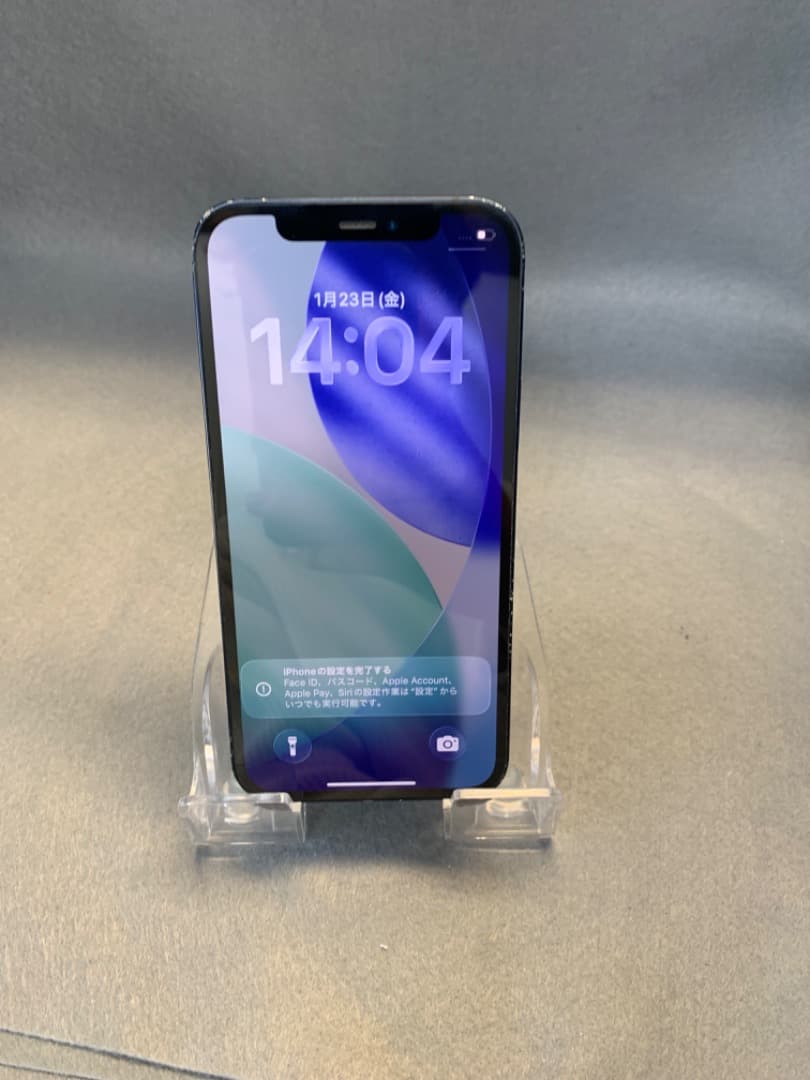 中古品　国内版　SIMフリー　iPhone12　128GB ブルー色