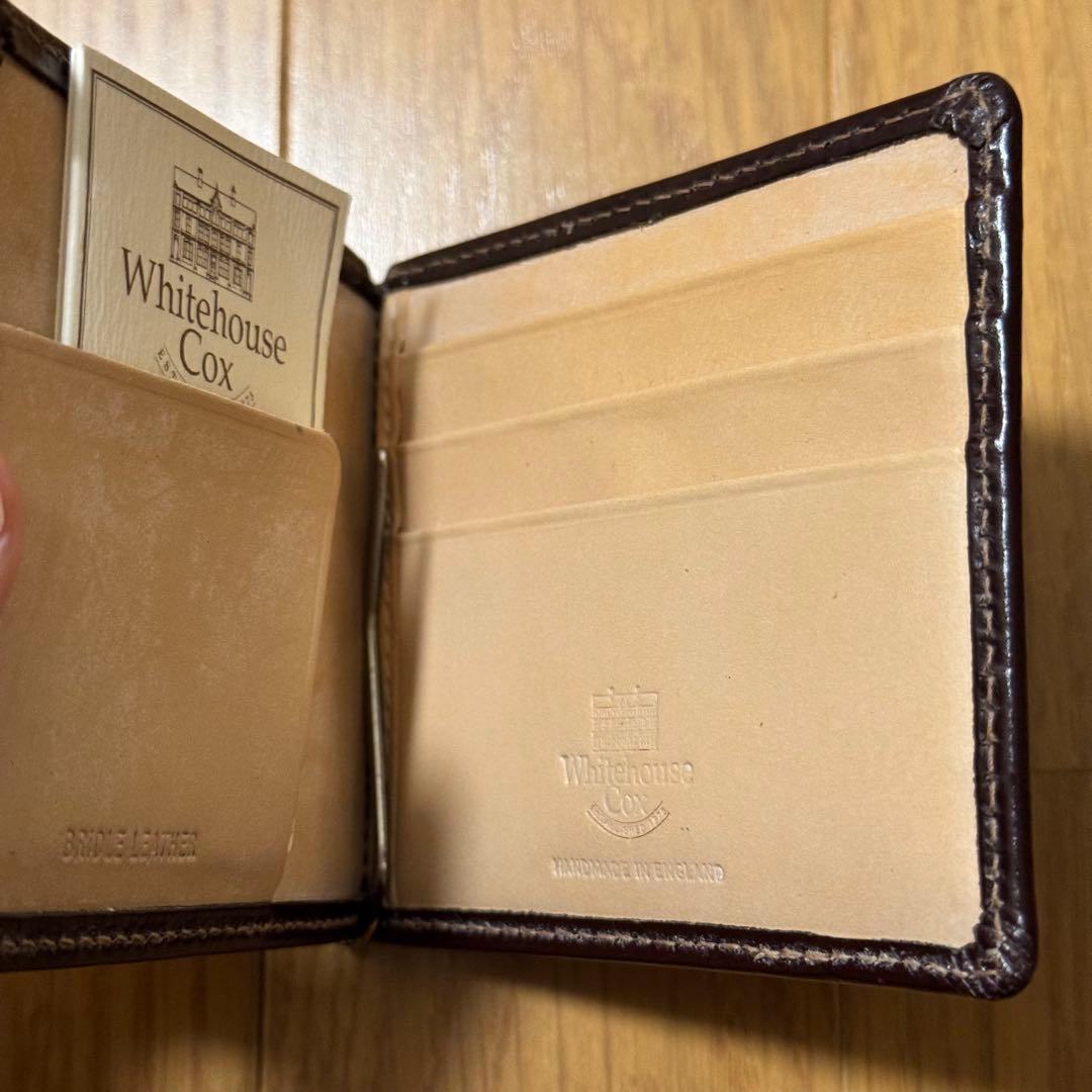 Whitehouse Cox ブライドルレザー マネークリップ