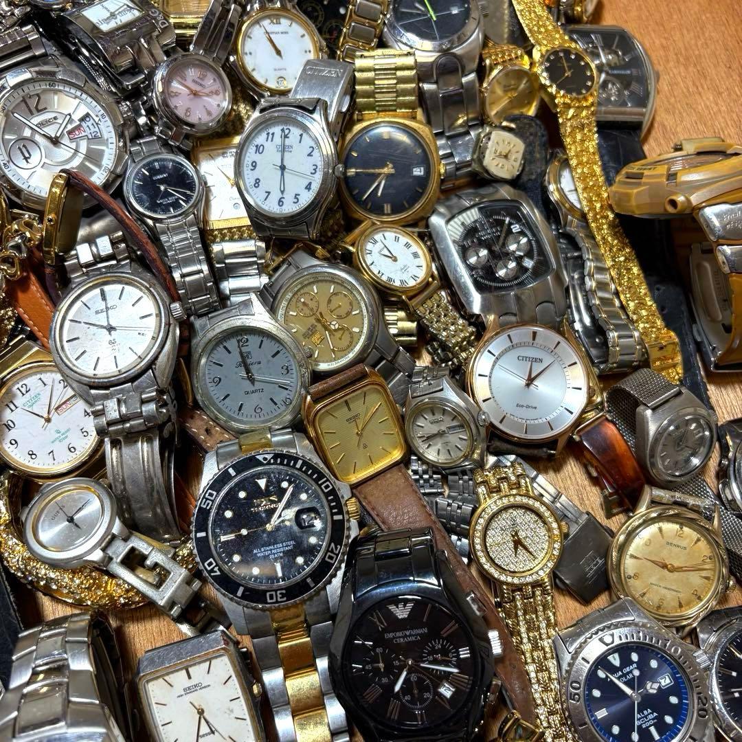 ①腕時計　まとめ売り　SEIKO CITIZEN CASIO等　ジャンク品　大量