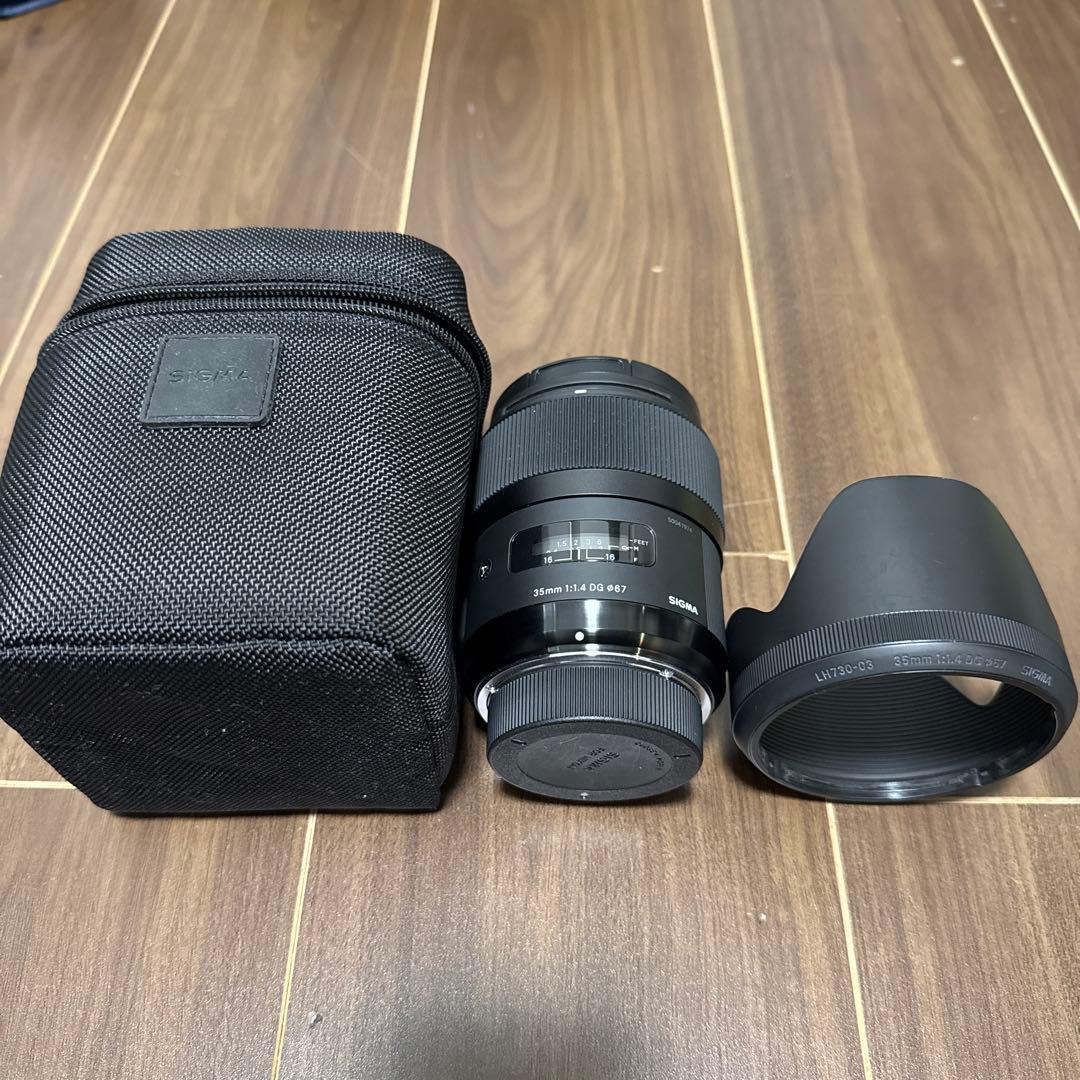 【週末値下】【美品】SIGMA Nikon Fマウント 35mm F1.4 DG