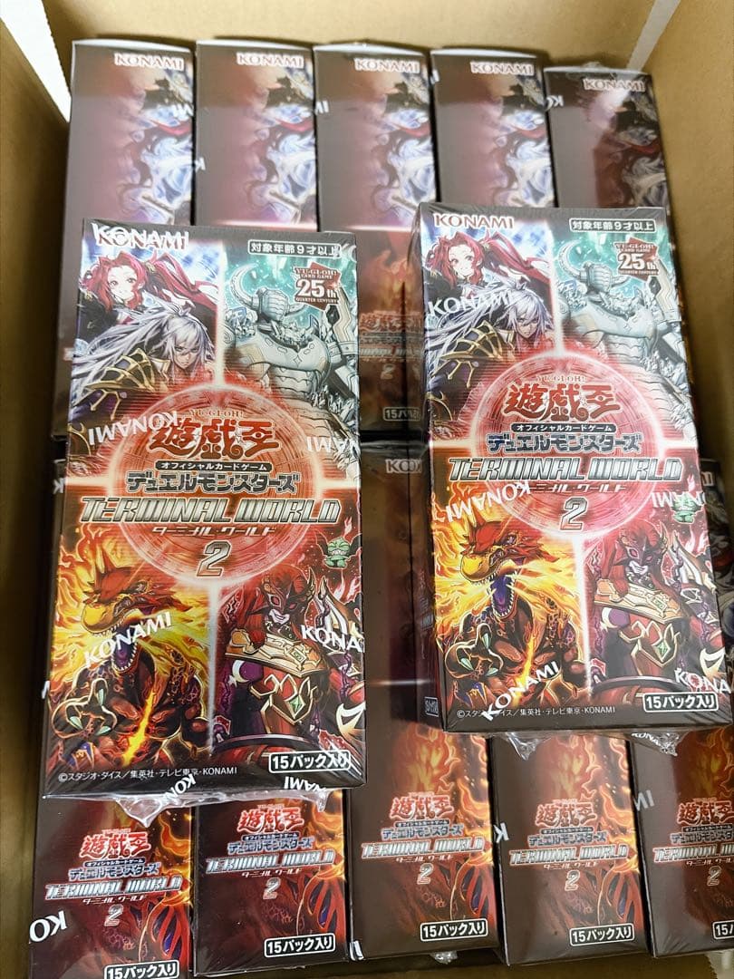 遊戯王OCG ターミナルワールド2 12BOX 未開封シュリンク付き