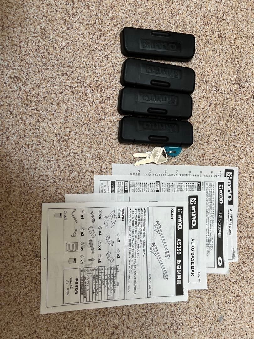 INNO エアロベース　エクストレイル用ルーフキャリア