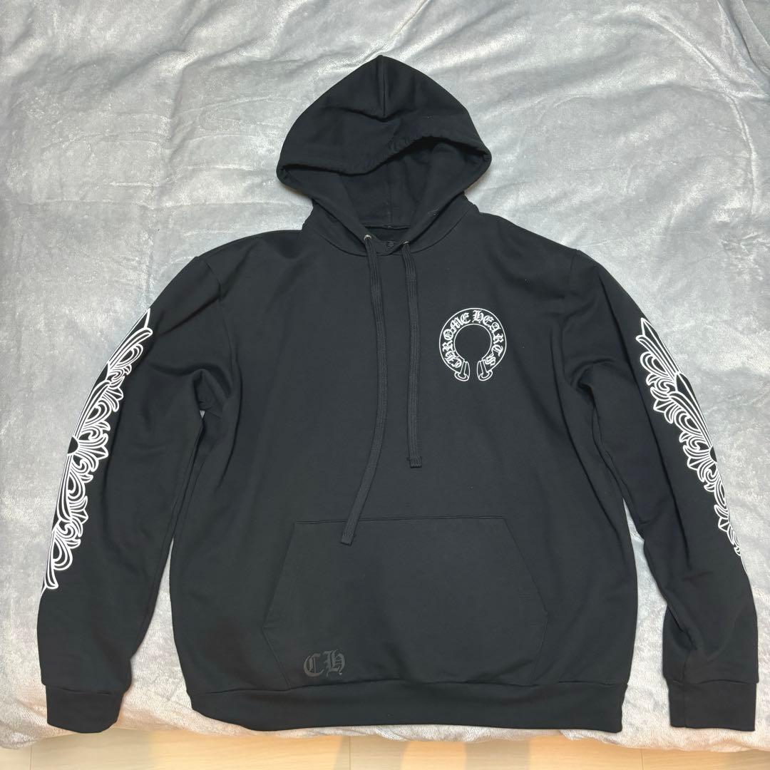クロムハーツ　プルオーバーパーカー　黒