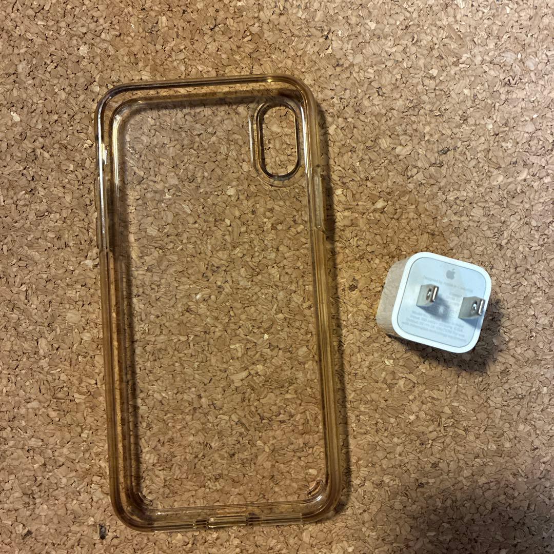 Apple iPhone X シルバー本体 付属品あり