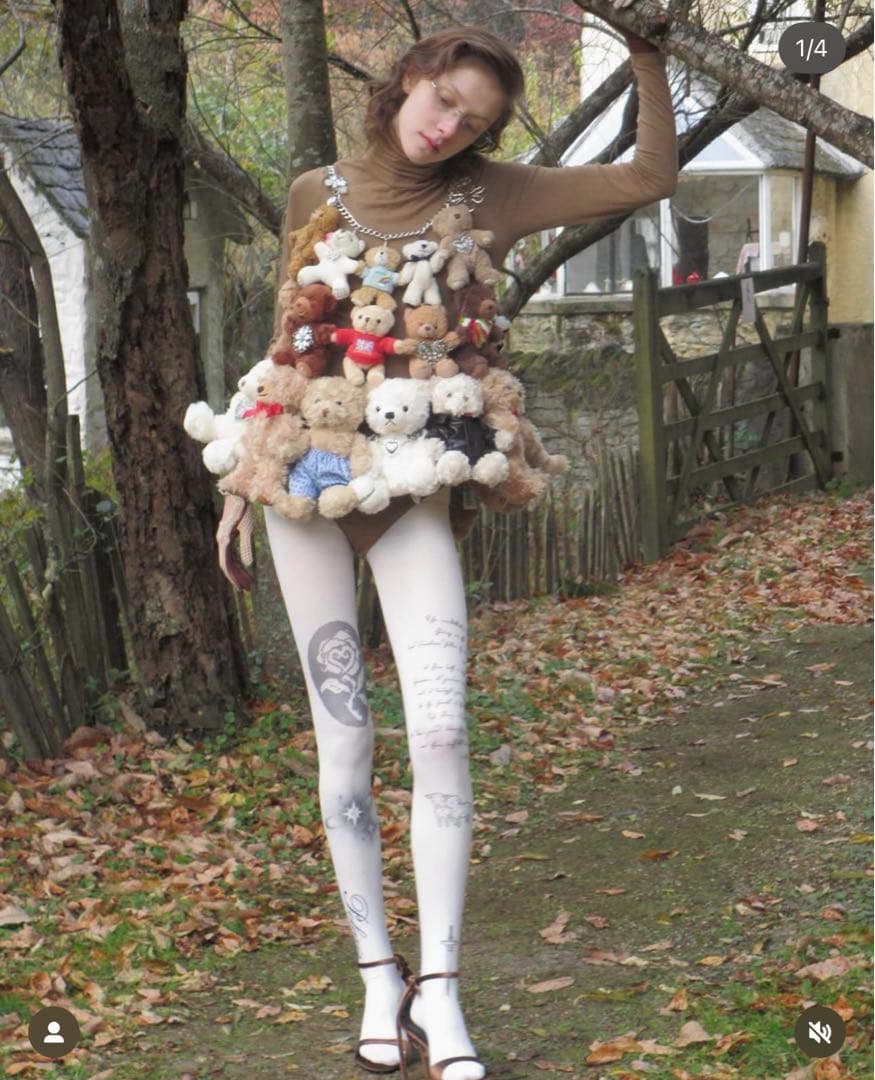 litmus リトマス くま クマ ぬいぐるみ ハーネス ドレス ジャケット