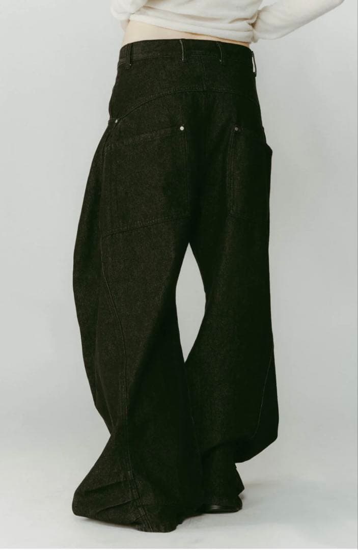 パンツ Knuth Marf tuck design denim pants