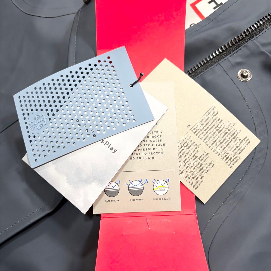 ✨未使用タグ付き✨ハンター　ラバーハンティングコート　レインコート　レインウェア