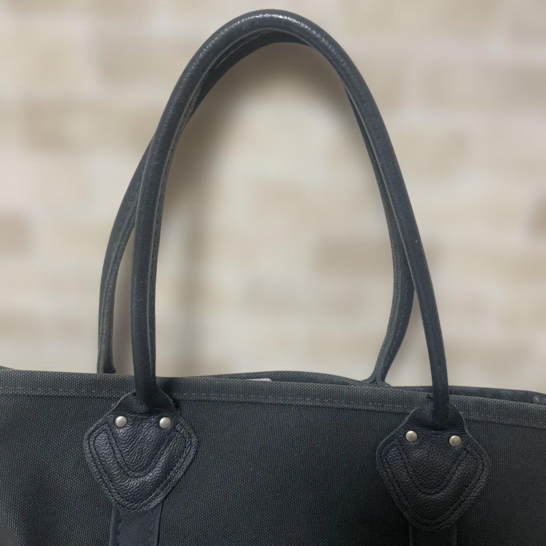 L.L.BEAN エルエルビーン レザーハンドル トートバッグ 米国製 ブラック