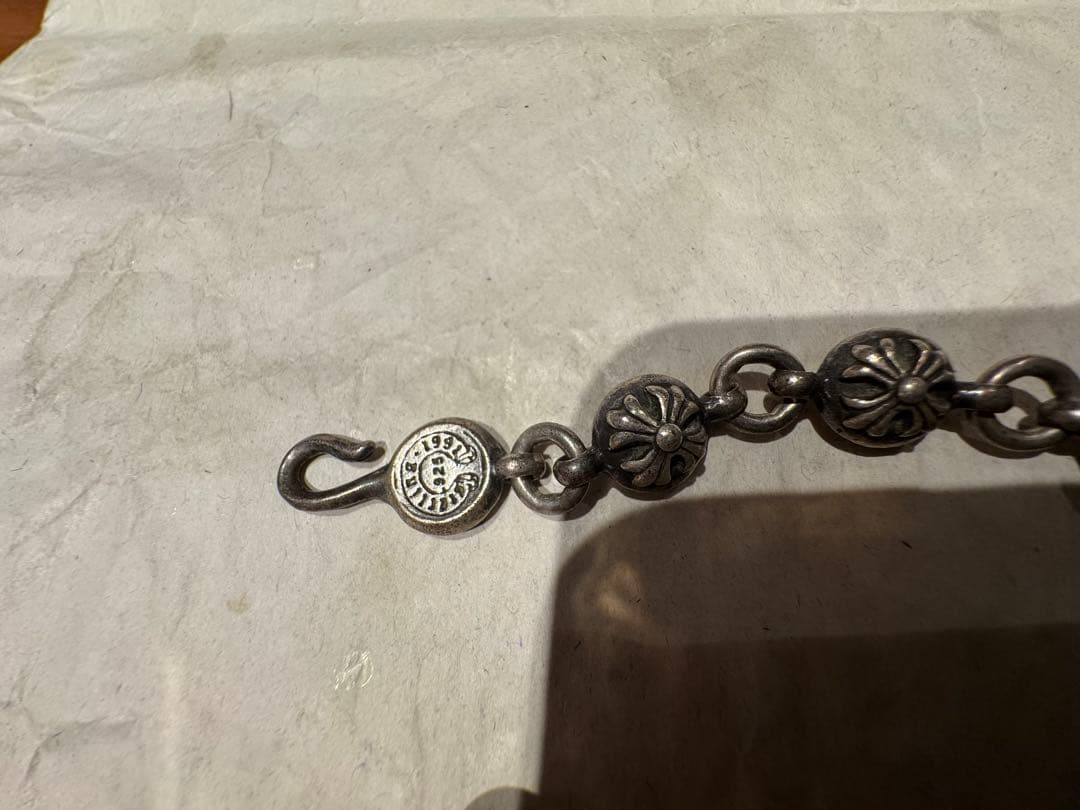 訳あり　クロムハーツ　クロスボールブレスレット