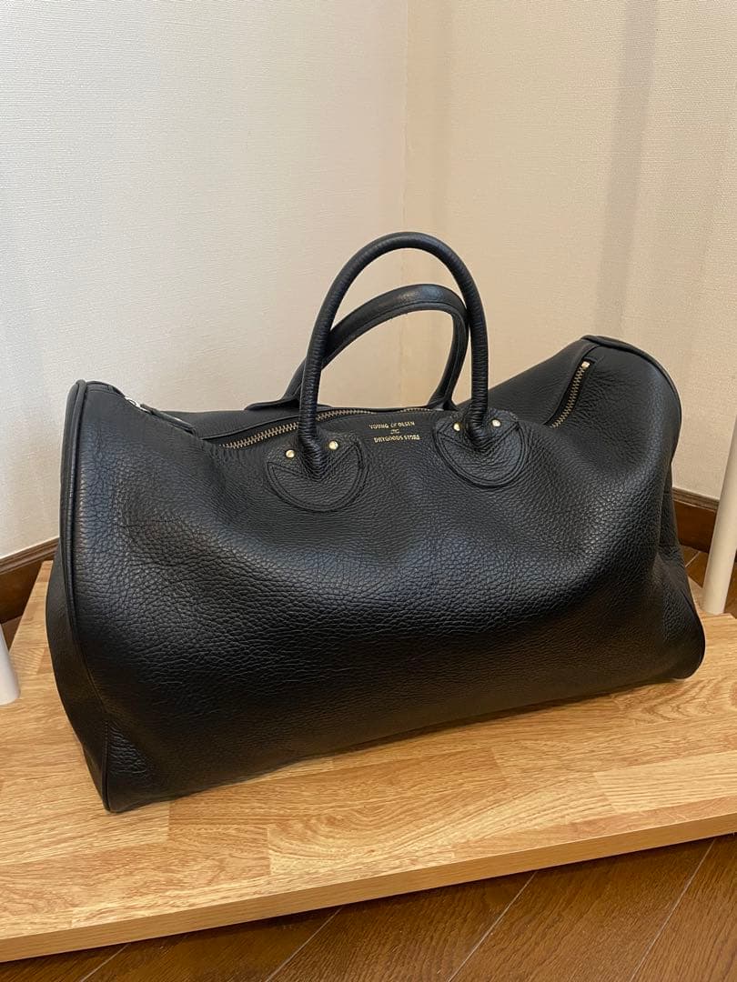 young&olsenヤングアンドオルセン　ボストンバッグ黒IENA