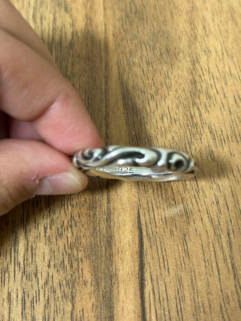 クロムハーツスクロールリング