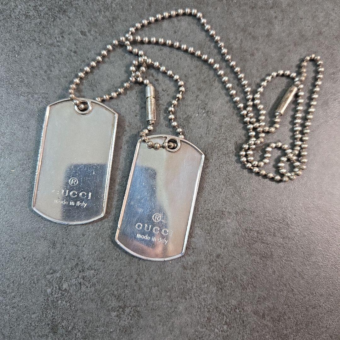 GUCCI ドッグタグ ネックレス