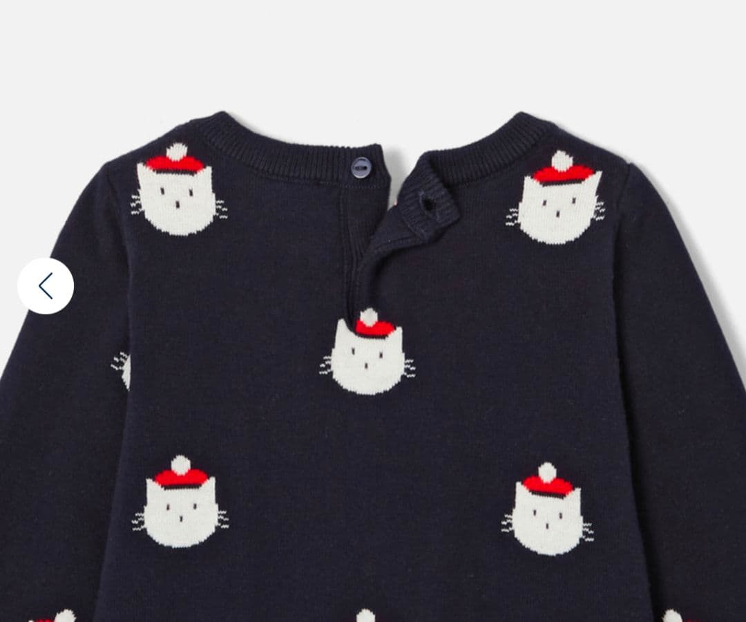 新品未使用 jacadi 36M 長袖 ワンピース