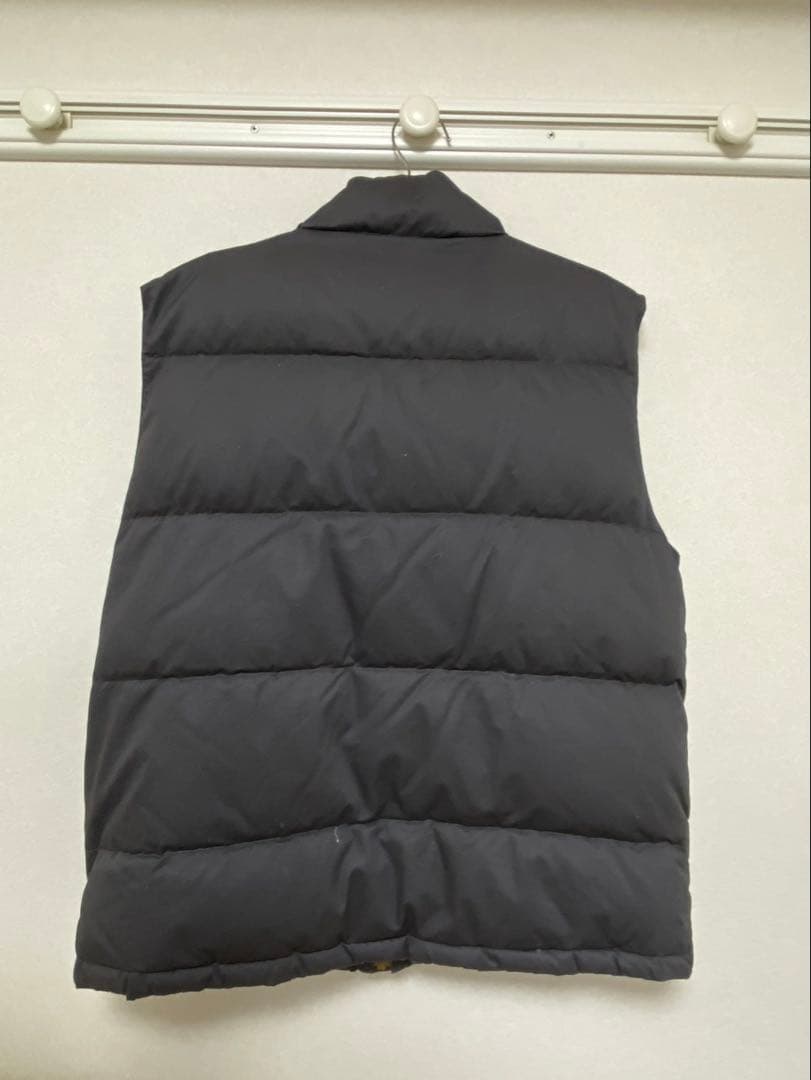 THE NORTH FACE ダウンベスト Lサイズ グレー/イエロー
