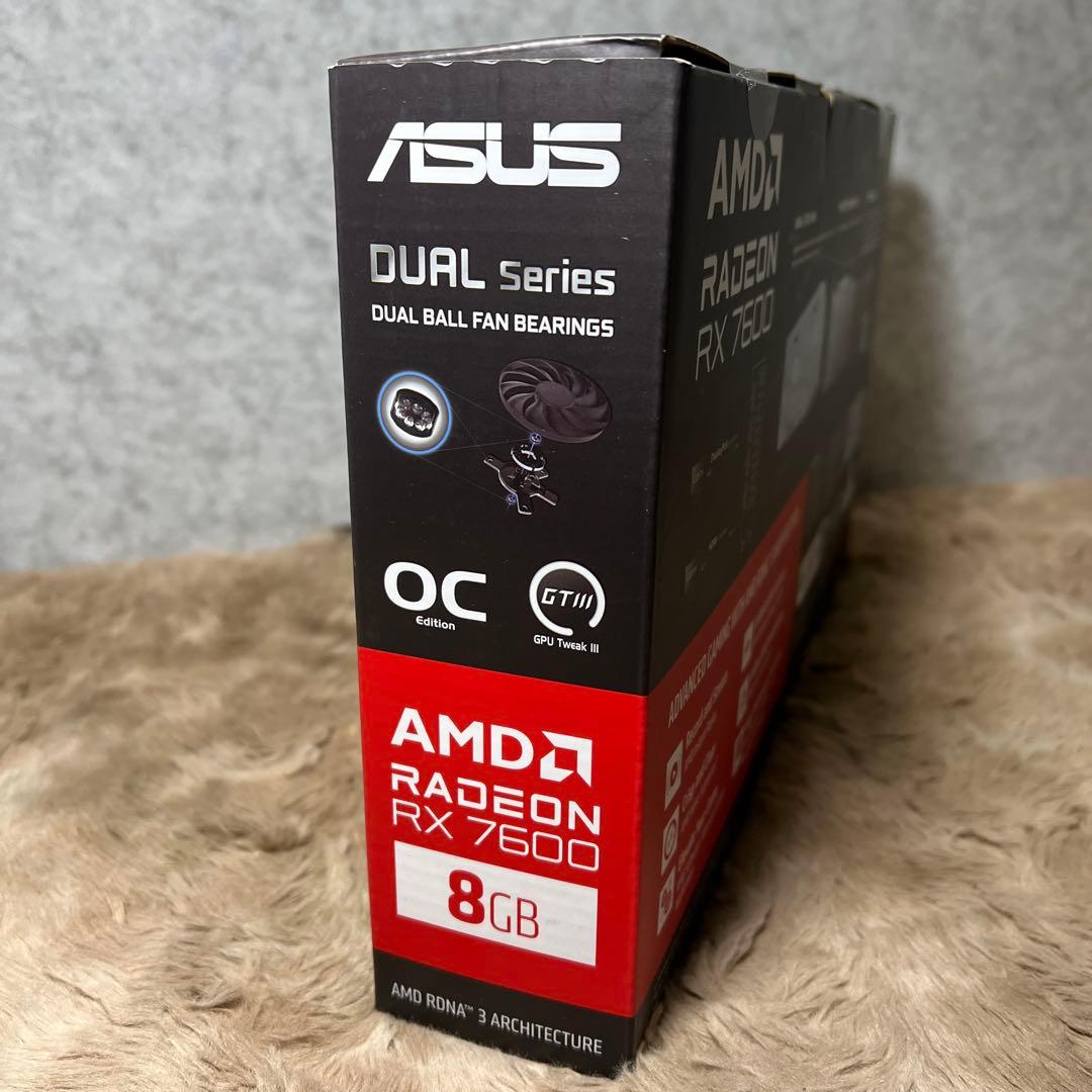 グラフィックボード・グラボ・ビデオカード ASUS Radeon RX7600 DUAL 8GB OC