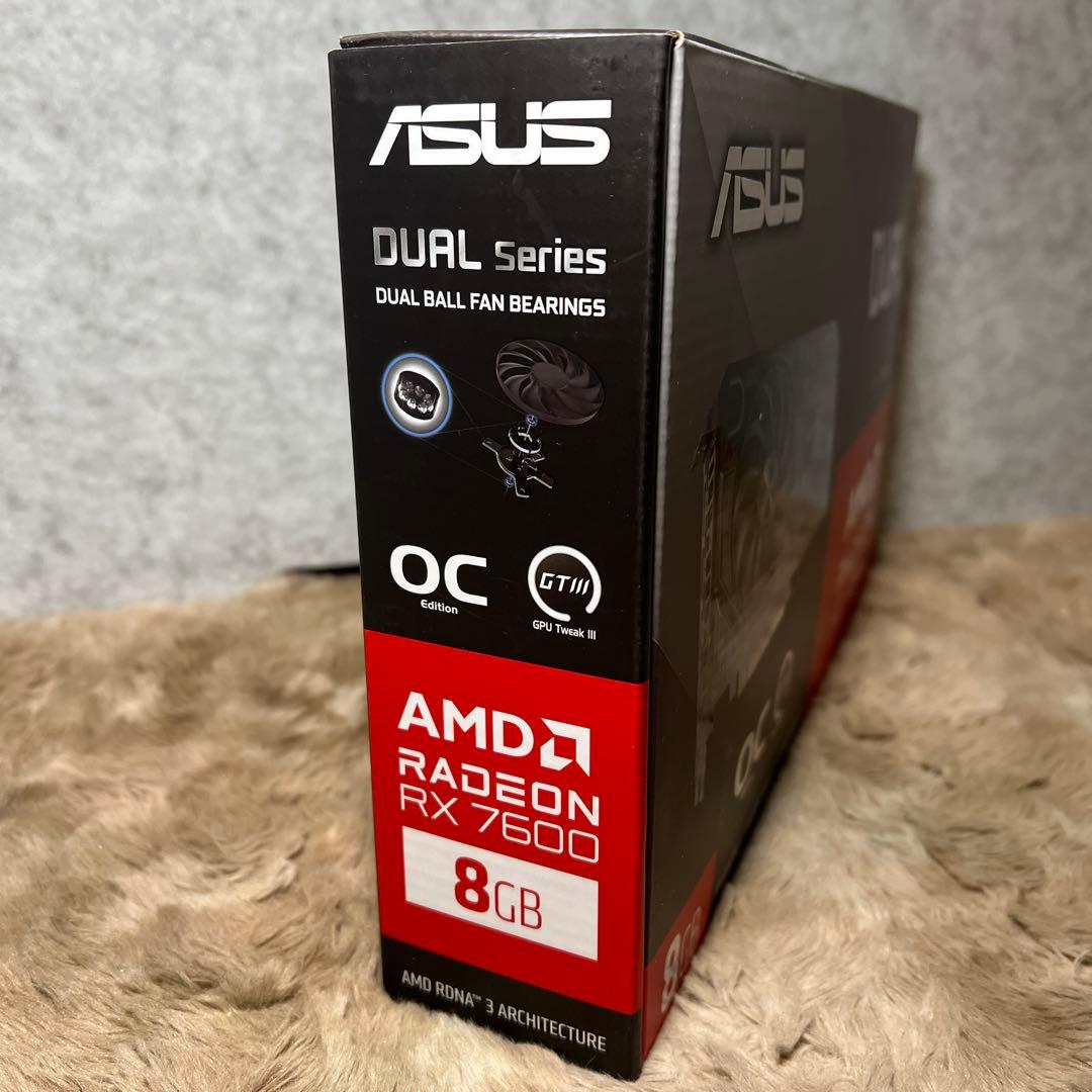 グラフィックボード・グラボ・ビデオカード ASUS Radeon RX7600 DUAL 8GB OC