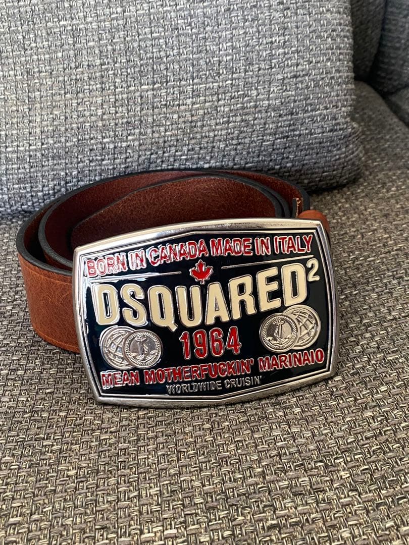 ディースクエアード☆ベルト国内正規品　ブラウン 本物