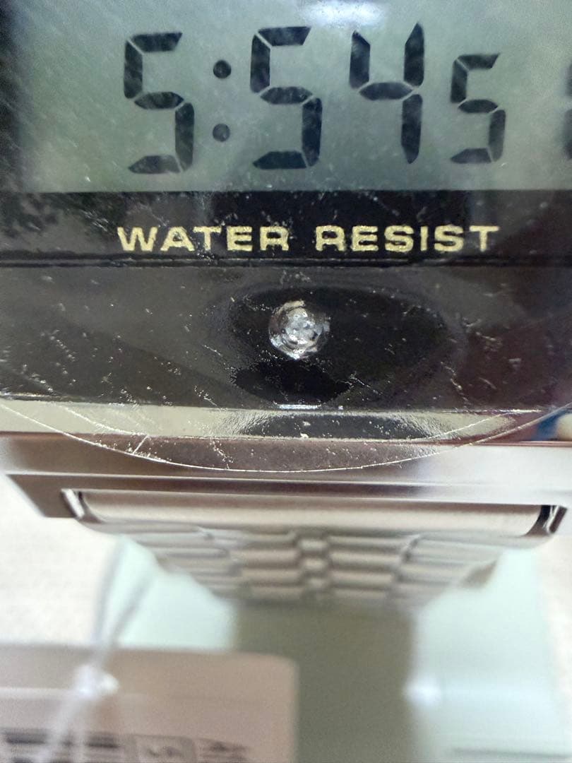 ト*ー様 新品　未使用CASIO デジタル腕時計 防水 ステンレス　A159WA