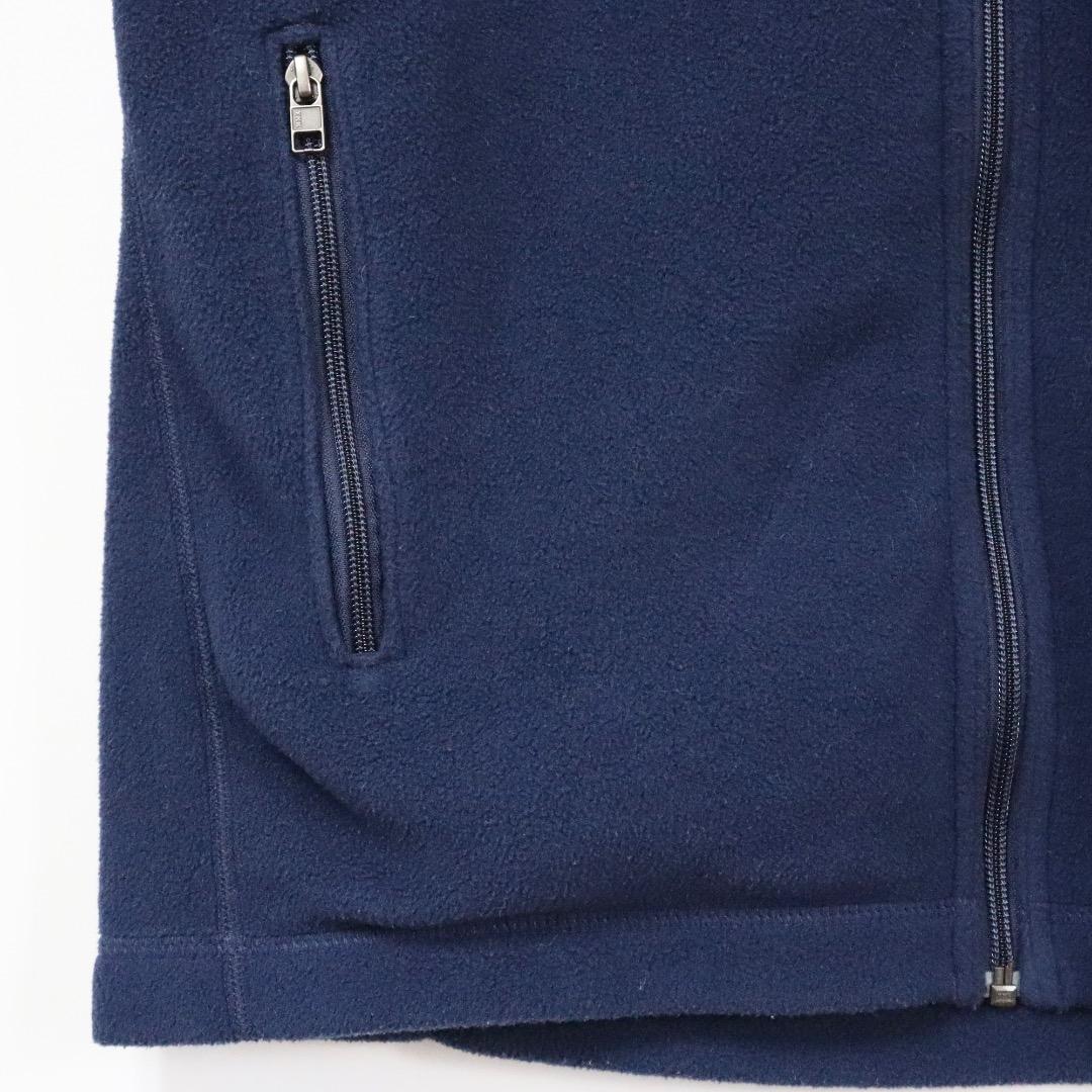 【企業ロゴ】パタゴニア シンチラフリースベスト 刺繍ロゴ 会社ロゴ ネイビー L