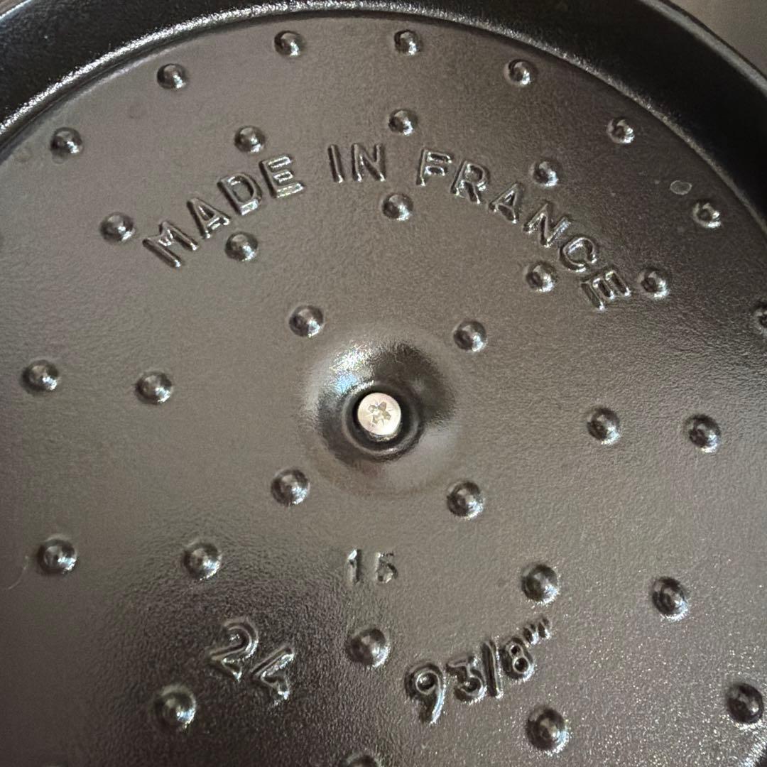 STAUB グランド ココット グレー　24㎝　鍋