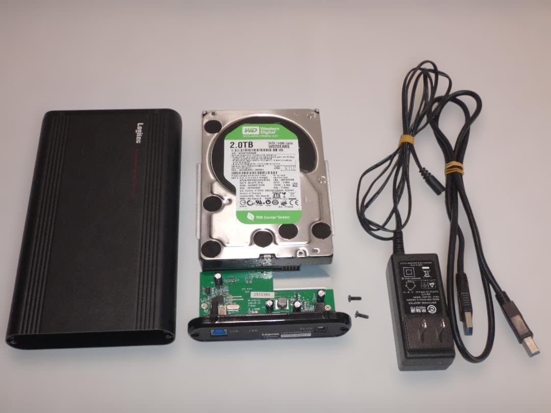 外付けハードディスク・ドライブ Western Digital 2000GB 2TB HDD