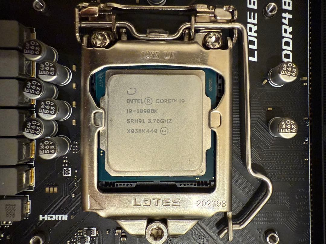 Core i9 10990K + マザーボード + メモリ32GB