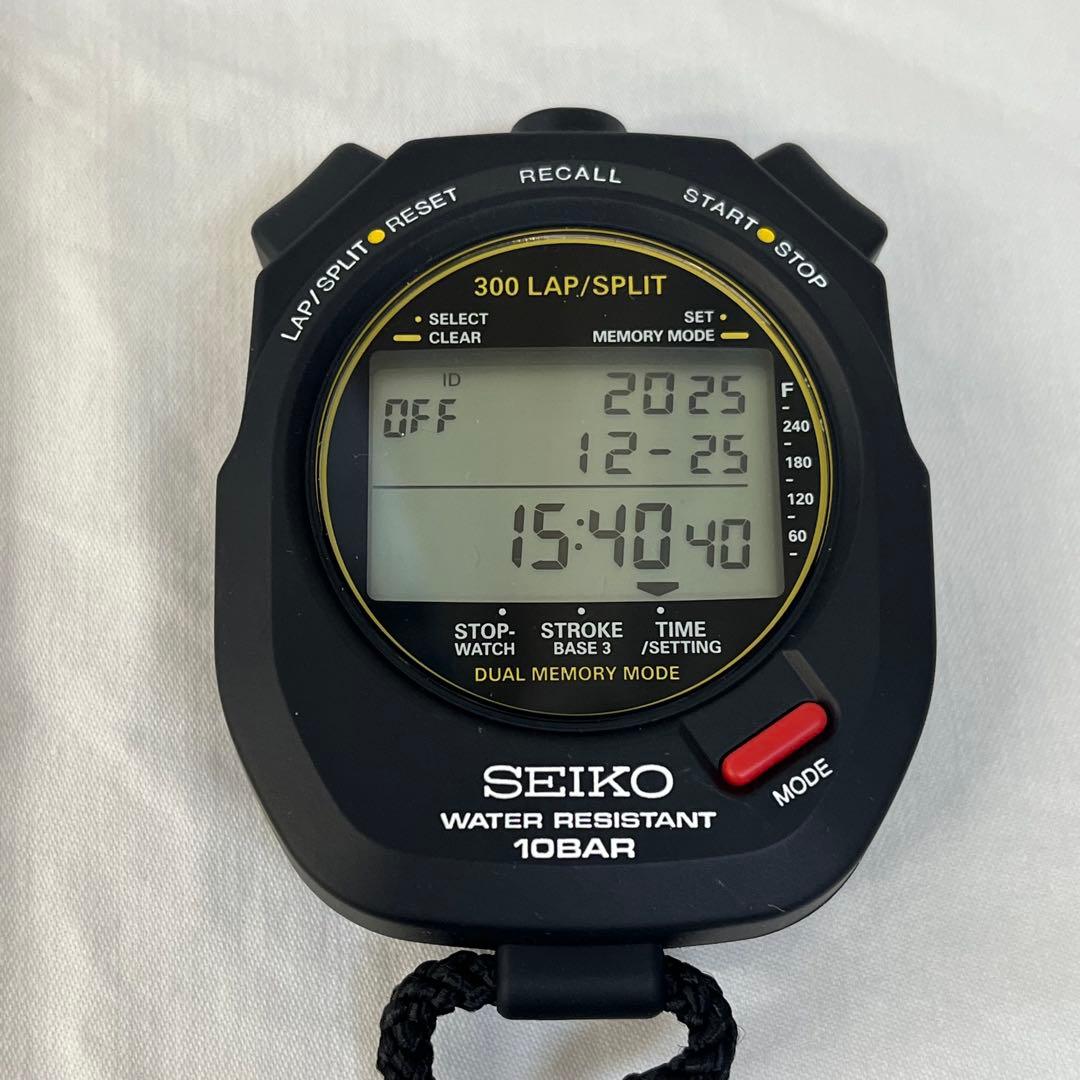 1225A1 SEIKO ストップウォッチ S141 ラップ機能付き　美品