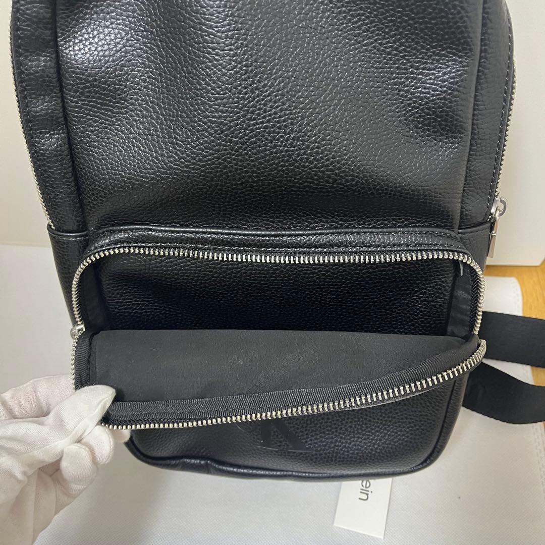 新品未使用 カルバンクライン ボディーバッグ ワンショルダー バッグ ブラック