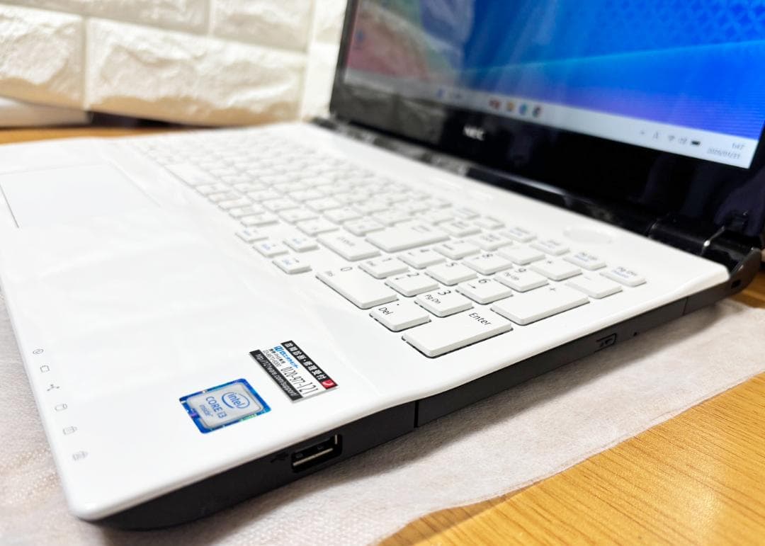 NEC ノートパソコン 15.6型 8GB SSD256GB Office