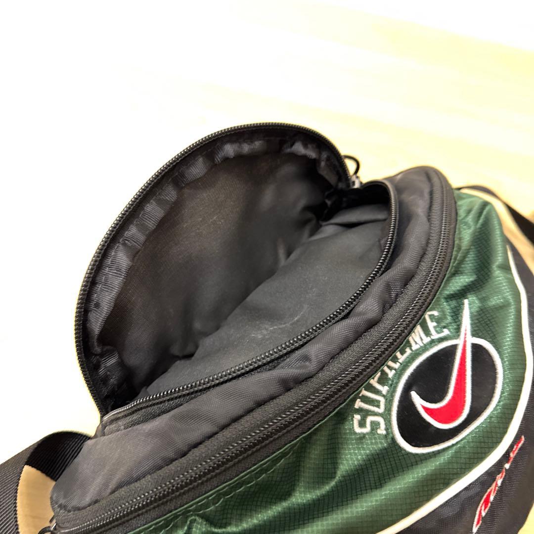 supreme×nike ボディーバッグ シュプリーム ナイキ グリーン