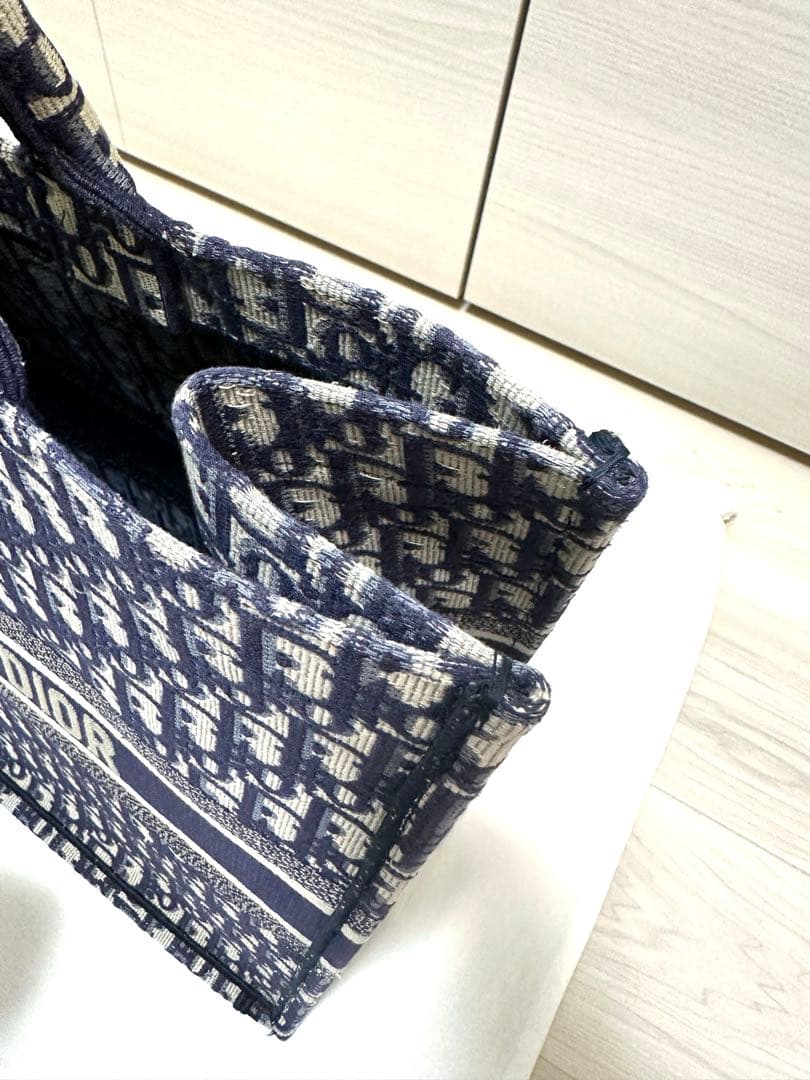 ChristianDior ディオール　バッグ　ブックトート　ラージ　オブリーク