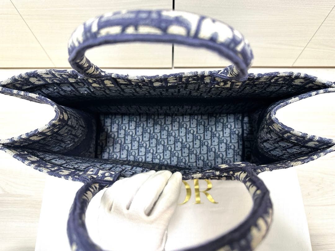 ChristianDior ディオール　バッグ　ブックトート　ラージ　オブリーク