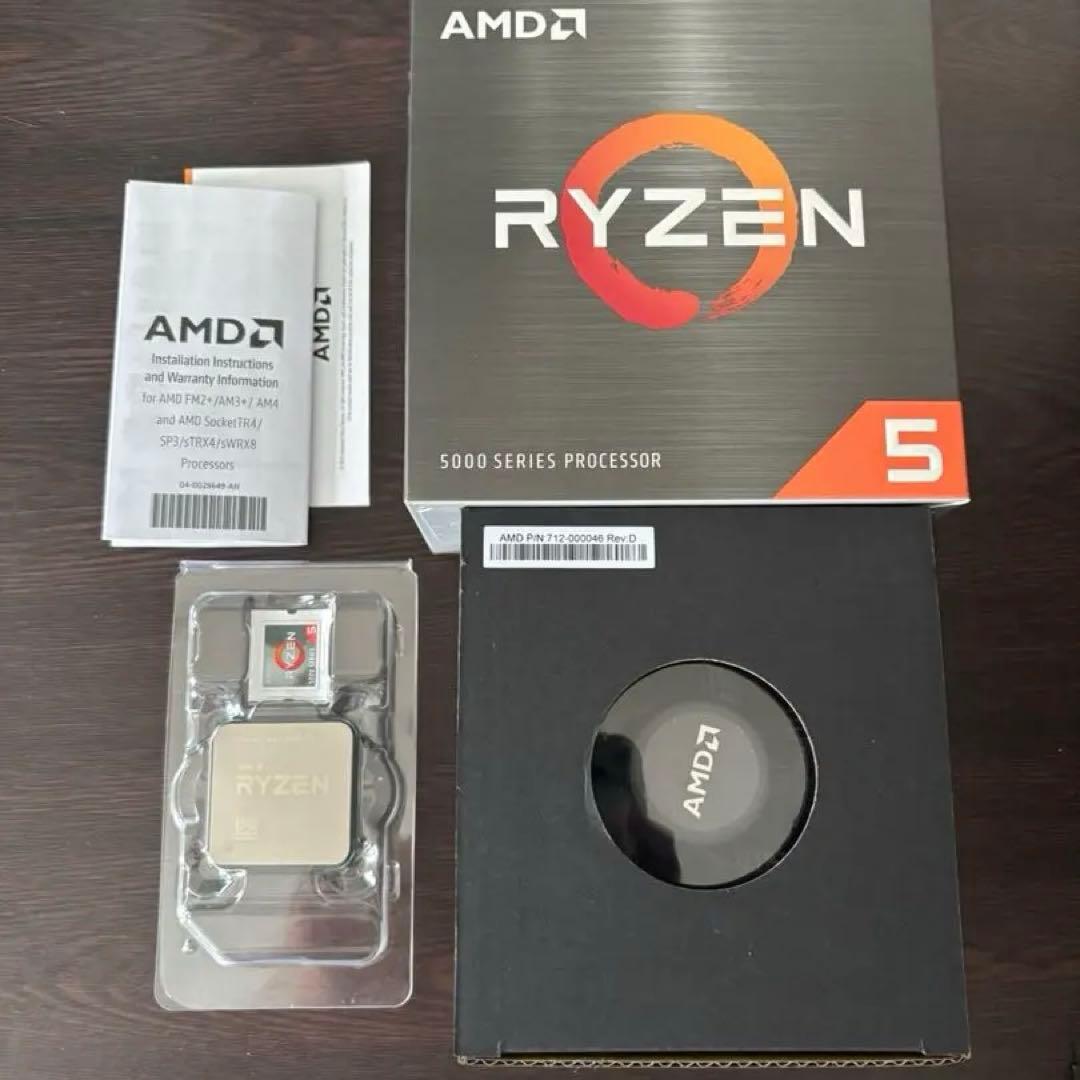 Ryzen 5 5600XT CPUクーラー付き